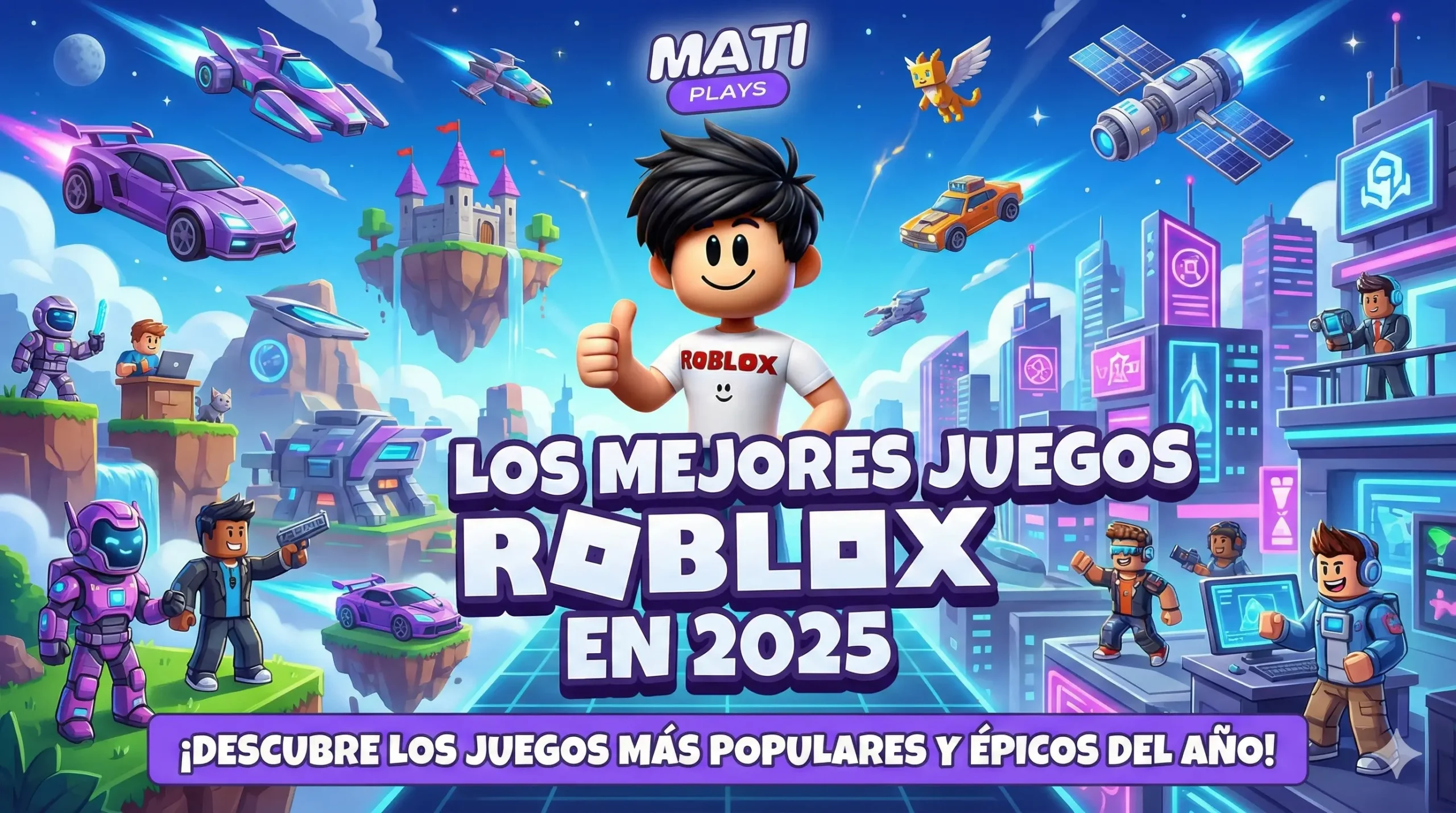 Mejores Juegos Roblox 2025 Portada