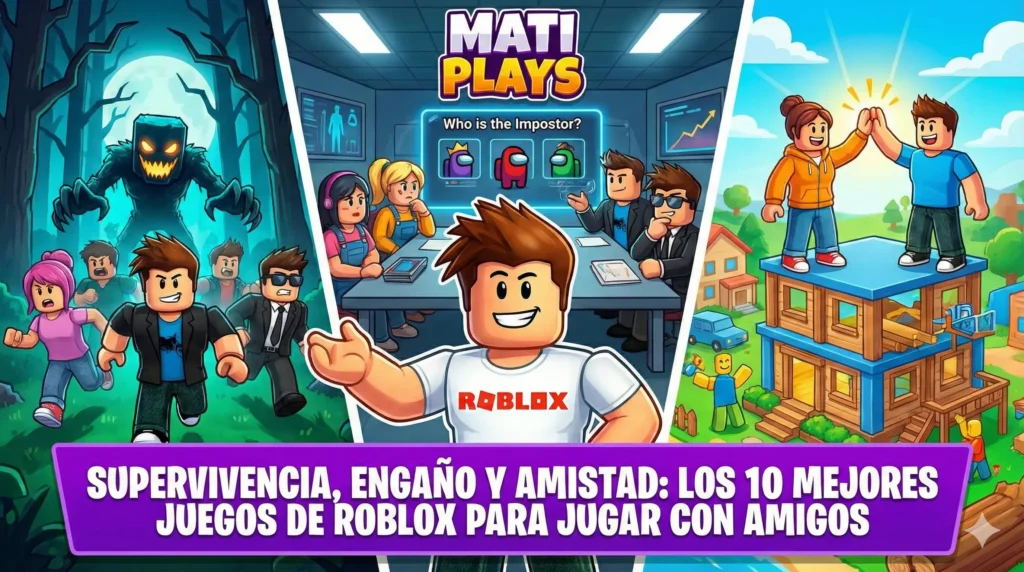 Los 10 mejores juegos de Roblox para jugar con amigos - Matiplays - Roblox